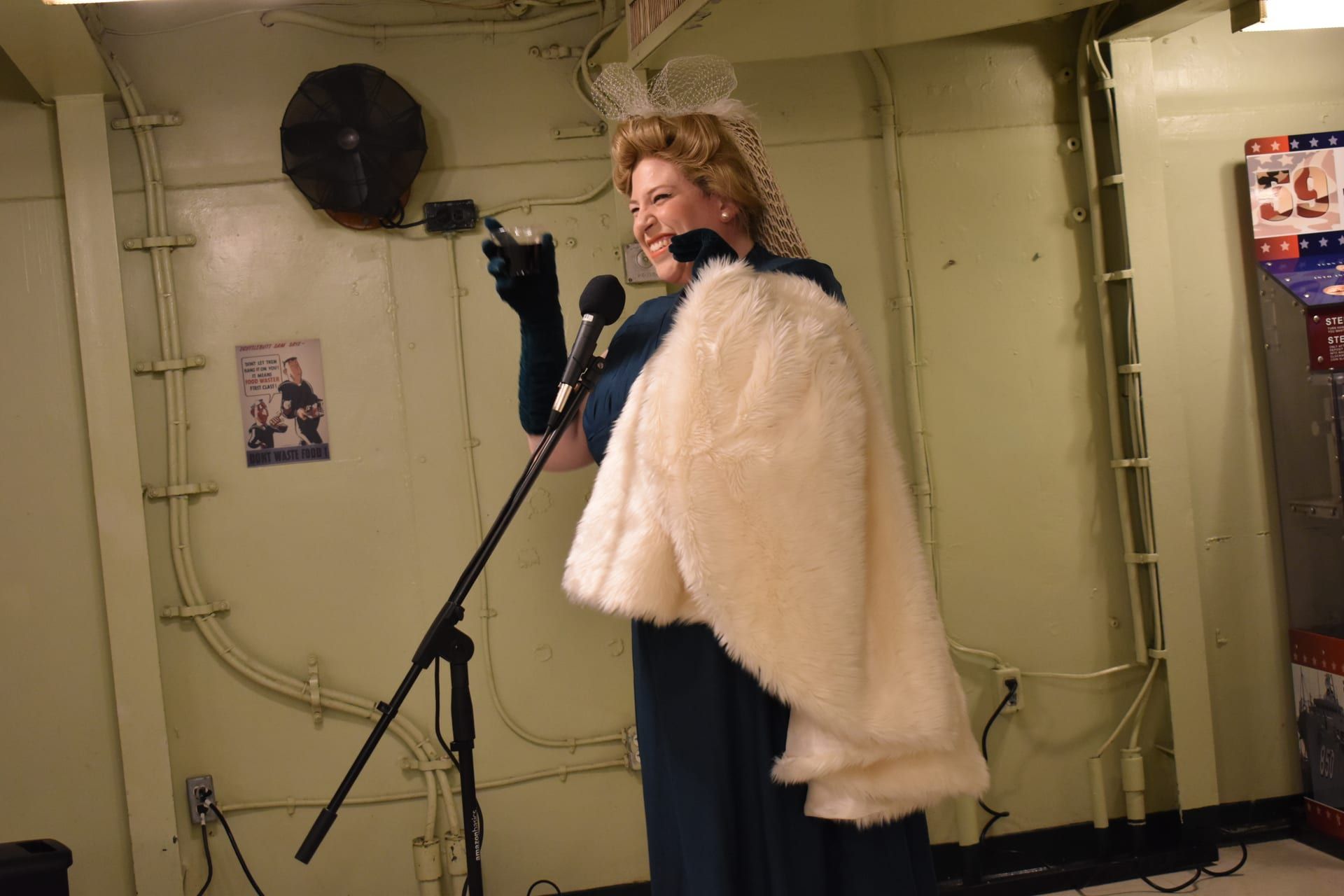 Crowd enjoying the mystery night