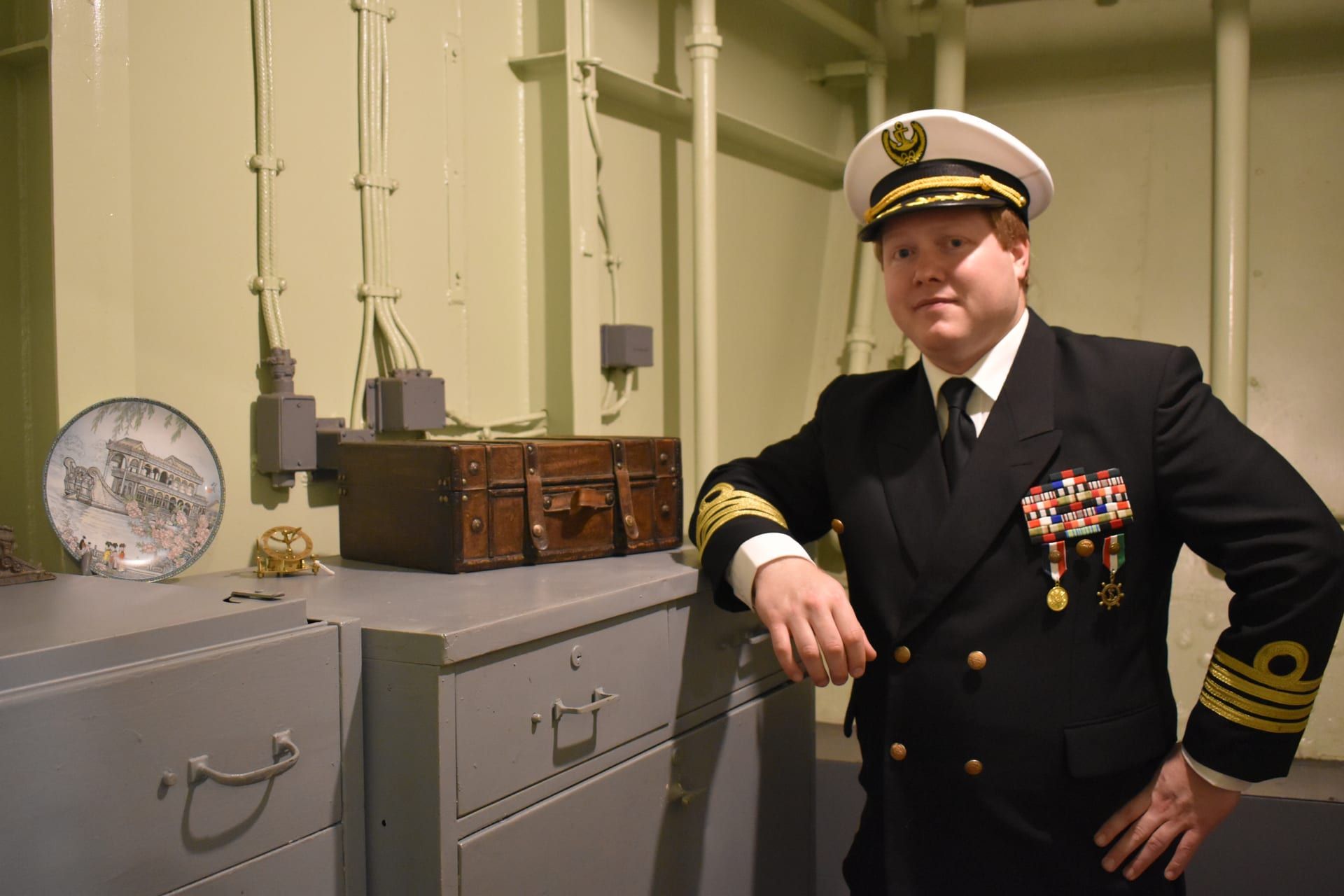 Investigators studying clues at the event