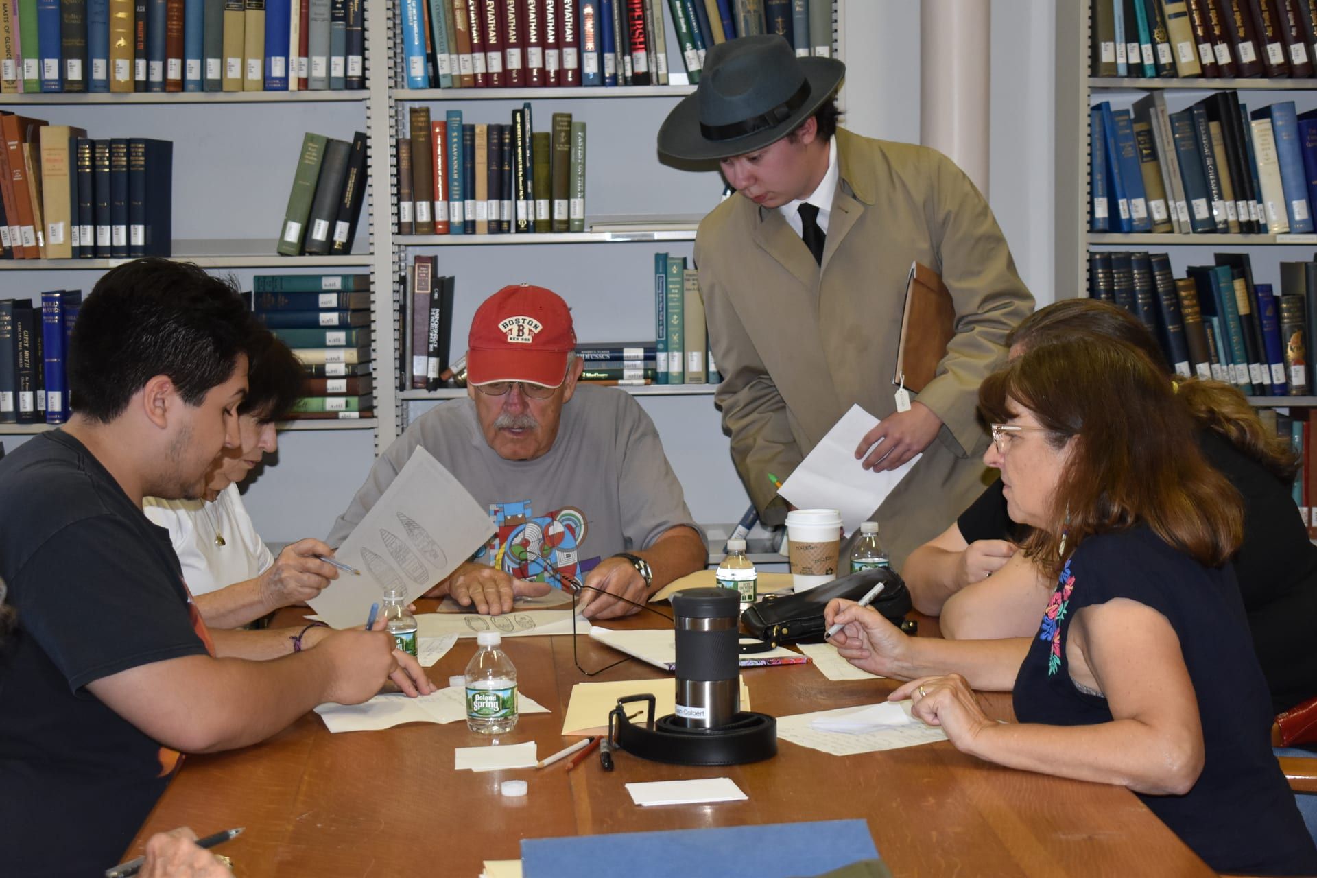 Players gathered at an Eldritch Mystery & Madness event