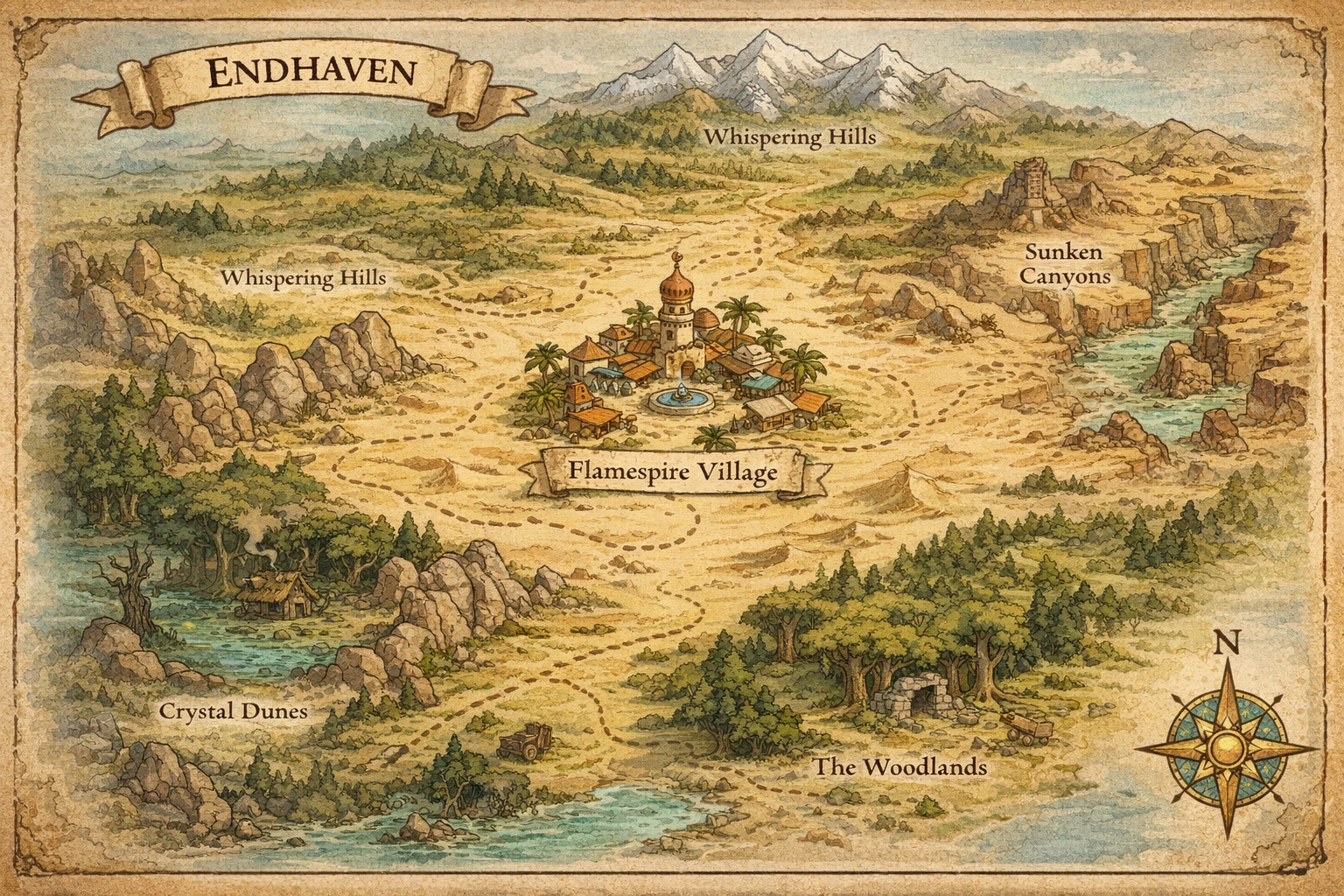 Map of Endhaven